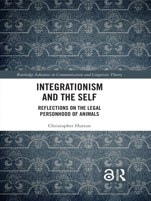 غلاف Integrationism and the Self